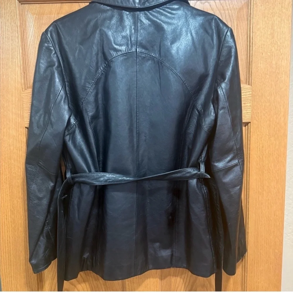 Wilsons Leather Men’s Black Genuine Leather Zip Jacket